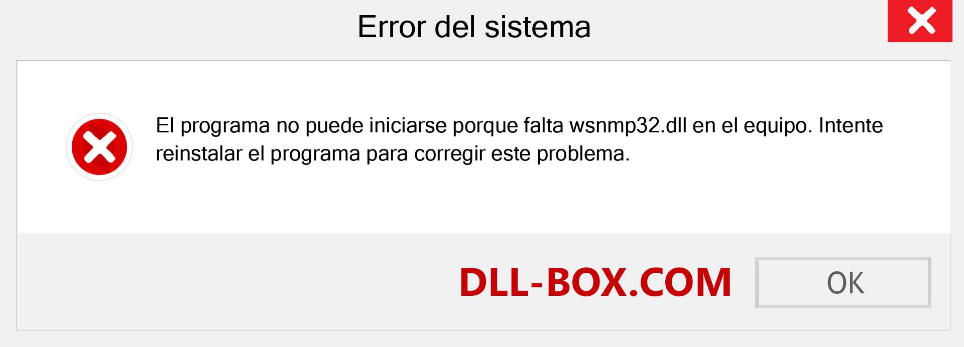 ¿Falta el archivo wsnmp32.dll ?. Descargar para Windows 7, 8, 10 - Corregir wsnmp32 dll Missing Error en Windows, fotos, imágenes